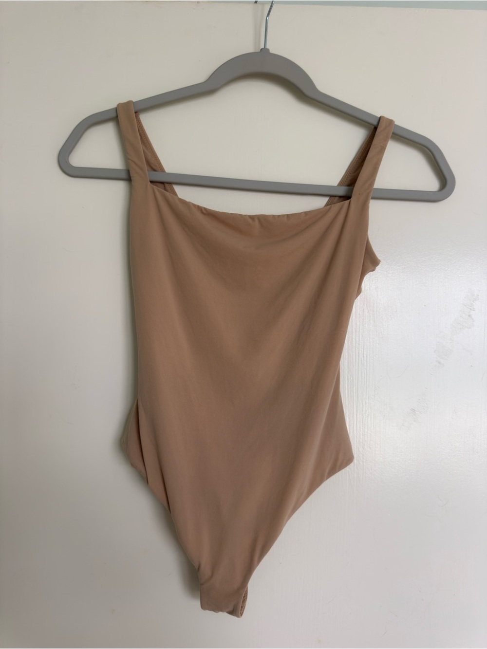 SKIMS Women's Nude Tank Bodysuit - Stretch Scoop Neck